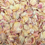 Rose Petals, Real Freeze Dried Petals in Soft Vintage Colors for Pathways, 70 cups