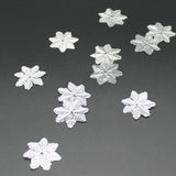 Snowflakes, Fabric, 200 per bag
