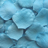 Aqua Silk Rose Petals, Value Pack 1000 Petals