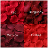 Silk Rose Petals Sample, 12 petal pack