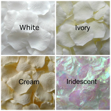 Silk Rose Petals Sample, 12 petal pack