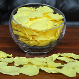 Pale Yellow Silk Rose Petals, 100 petals