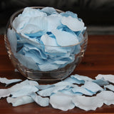 Sky Blue Silk Rose Petals, 100 petals