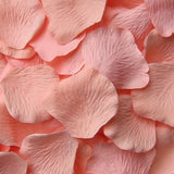 Apricot Silk Rose Petals, 100 petals