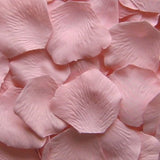 Floating Blush Silk Rose Petals, 100 petals