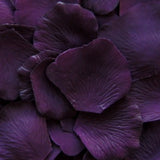 Eggplant Silk Rose Petals, Value Pack 1000 Petals
