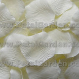 Floating Ivory Silk Rose Petals, 100 petals
