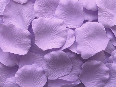lavender flower petals Lavender Silk Rose Petals