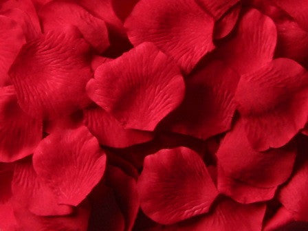 100-5000pcs Romantic Artificial Silk Rose Flower Petals Leaves