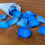 Freeze Dried Rose Petals - Blue dyed