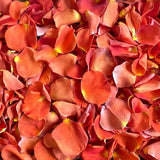 Freeze Dried Rose Petals - Flaming Hot Orange