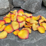 Freeze Dried Rose Petals - Tequila Sunrise