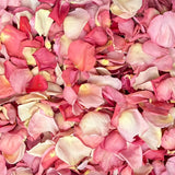 Rose Petals, Real Freeze Dried Pink Petals for Pathways, 70 cups