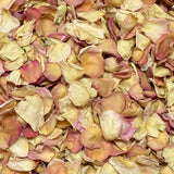 Rose Petals, Real Freeze Dried Petals in Soft Vintage Colors for Pathways, 70 cups