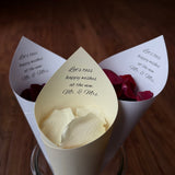 Cones for Wedding Rose Petal Toss, set of 10