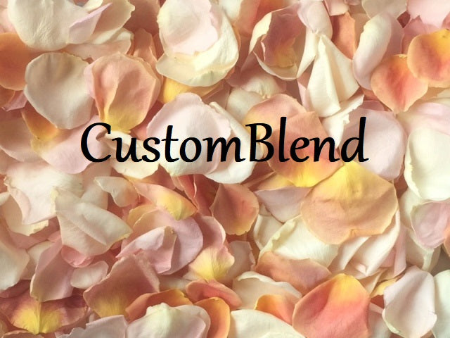 Freeze Dried Rose Petals - Custom Blend