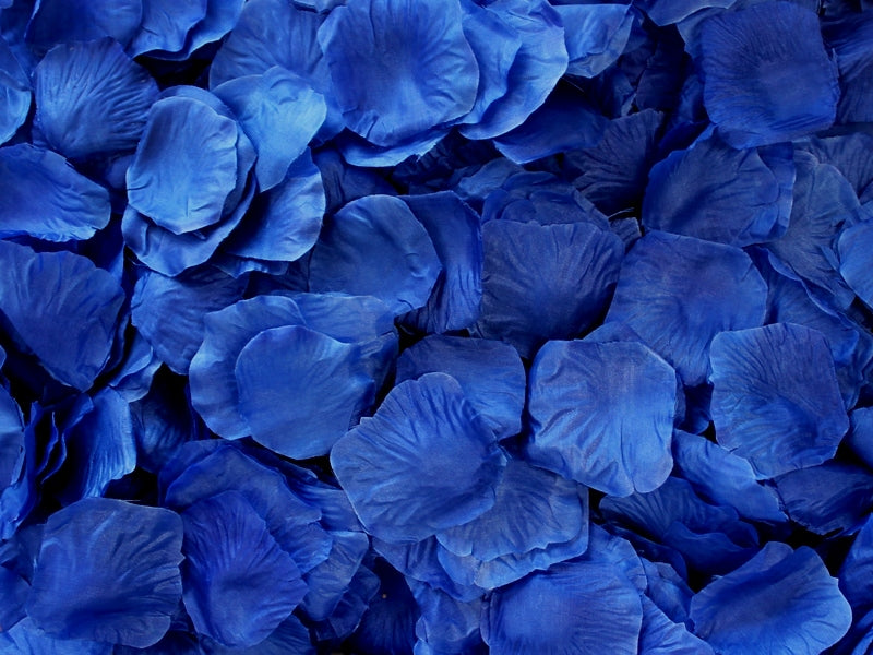 Blue Aisle Rose Petals, 500 petals