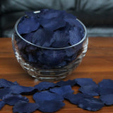 Navy Blue Silk Rose Petals, Value Pack 1000 Petals