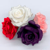 Silk Rose Heads, Artificial Flowers, 12 pieces