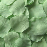 Celadon Silk Rose Petals, 100 petals