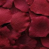 Crimson Silk Rose Petals, 100 petals