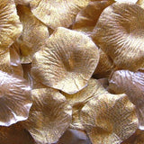 Gold Dust Silk Rose Petals, 100 petals