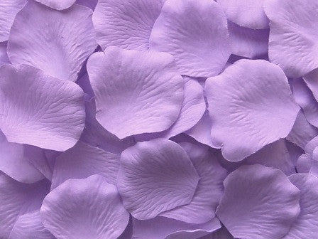 Lavender Silk Rose Petals, Value Pack 1000 Petals