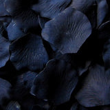 Navy Blue Silk Rose Petals, Value Pack 1000 Petals