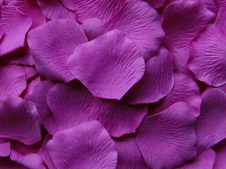 Orchid Silk Rose Petals, 100 petals