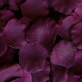 Plum Silk Rose Petals, 100 petals