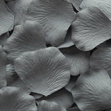 Slate Silk Rose Petals, 100 petals